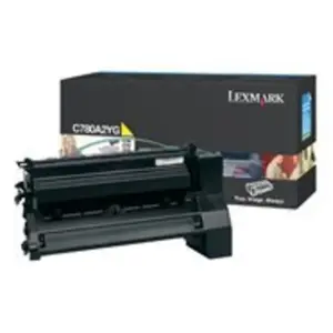 Lexmark - jaune - original - cartouche de toner - LCCP pas cher