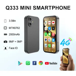 SOYES Q333 4G Mini Smartphone 4GB 64GB 5MP/8MP Android 12.0 MTK6762 20... pas cher