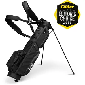 Comparateur de prix : Sunday Golf Sac Loma XL - Sac de Golf léger avec Sangle et Support - Sac de Golf Pitch n Putt Facile à Transporter - par 3 et Parcours exécutifs, 3,4 Livres (Noir Mat)