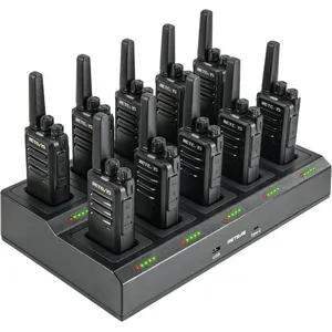 Comparateur de prix : Retevis RT668 Talkie Walkie, Chargeur 10 en 1, Charge Efficace,Fentes ...