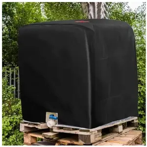 Bâche Couverture Réservoir IBC - Noir - 116 x 100 x 120 cm - Anti-UV A... pas cher