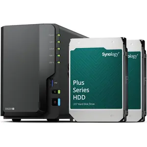 Synology SERVEUR NAS DISKSTATION DS225+ - 32TO (2X16TO) (2 x 16 To), N...