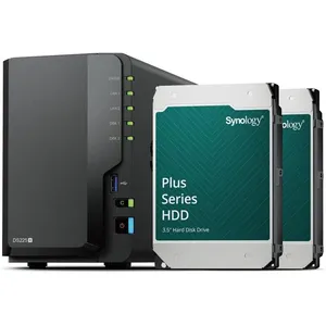 Serveurs NAS Synology DiskStation DS225+ - Noir - 6 To
