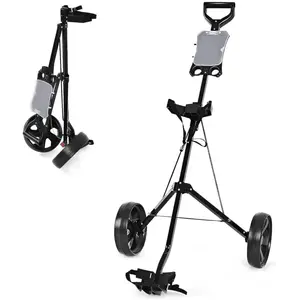 Comparateur de prix : COSTWAY Chariot de Golf 2 Roues Pliable en EVA avec Emplacements pour ...