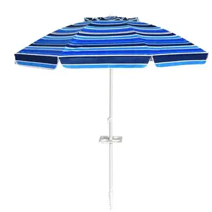 Comparateur de prix : COSTWAY Parasol Pliable 2,2M Mécanisme Inclinable 30° avec Porte-Gobel...