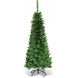 Costway Sapin de Noël artificiel CM22070DE, 135 cm, avec lumières LED ... pas cher