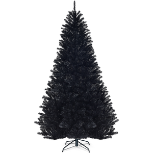Costway - Sapin de Noël Artificiel 225cm Aiguilles en pvc avec Support... pas cher