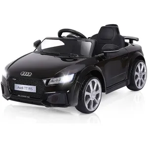 Comparateur de prix : Voiture Électrique Pour Enfants - Costway - Audi Tt Rs - 2 Moteurs - Mp3 - Lumières Led