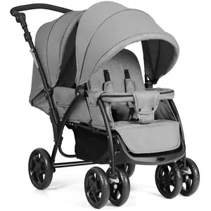 DREAMADE Poussette Double Confortable Compacte Poussette Pliable pour ...