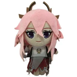 Non communiqué Peluche Genshin Impact YAEMIKO 20 cm Multicolore pas cher