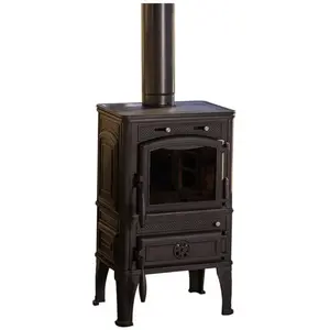 Fundicio - Poêle à bois en fonte 12,5 kW Modèle lava pas cher