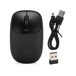 Souris rechargeable sans fil noir batterie au lithium intégrée 2400DPI... pas cher