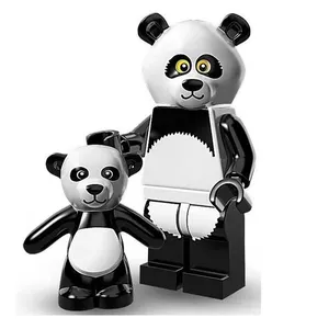 Lego 71004 Minifigurine Série The Lego Movie 1 - N°15 - M. Panda avec son panda en peluche (1 sachet ENTRE-OUVERT)