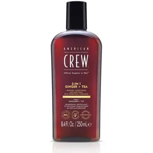 Comparateur de prix : American Crew 3-En-1 Gingembre + Thé : Shampoing, Après-Shampoing, Gel Douche 250 ml