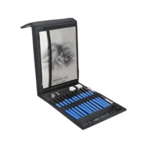 Comparateur de prix : Coffret de 16pcs Outil à Dessin Crayons Graphite Avec Gomme