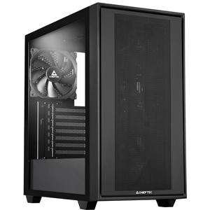 Chieftec Midi Tower GS-03B-BLK-OP, Schwarz Noir pas cher