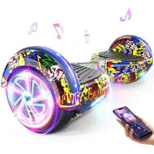 Sisigad Hoverboard 6.5'' Hy-A02c, Bluetooth+Lumière Led, Autonomie 7-8... pas cher