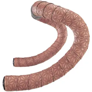 Ruban de cintre Supacaz Super Sticky Kush Gravel marron + bouchons pas cher