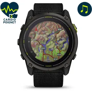 French Days 2025 Garmin Enduro Montre GPS Titane Carbon