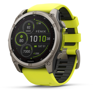 Comparateur de prix : Garmin Fenix 8 Solar Sapphire Titane 51mm Cardio-Gps Jaune/or TU