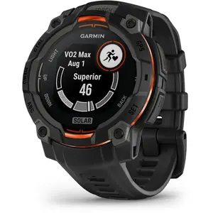 GARMIN INSTINCT 2X SOLAR TACTICAL EDITION SCHWARZ Smartwatch Faserverstärktes Polymer Silikon, 26 mm, Schwarz