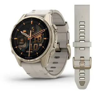 Garmin Fenix Bracelet en Cuir et Silicone avec Bracelet en Silicone et...