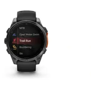 Comparateur de prix : Montre connectée Garmin fenix 8 47 mm Gris avec bracelet Noir