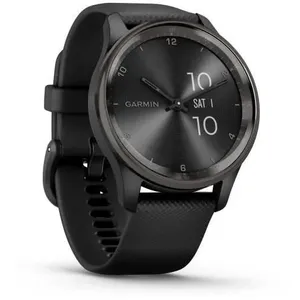 Comparateur de prix : Montres connectées Mixtes Garmin 010-02665-00 - Bracelet Silicone Noir