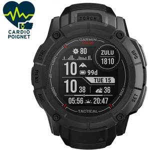 Garmin Montre Gps Instinct 2X Solar Tactical Edition Black