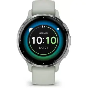Comparateur de prix : Montre Connectée Garmin VENU 3S - 010-02785-01 Bracelet Silicone Vert