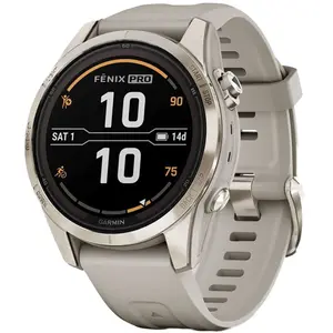 Garmin Fenix 7S Pro Sapphire Solar Titane Cardio-Gps Blanc TU pas cher