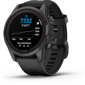 Comparateur de prix : Montre de sport garmin fenix 7 pro sapphire solar titane carbon noir