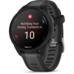 Comparateur de prix : Garmin Forerunner 165 Music Black/Slate Grey Noir