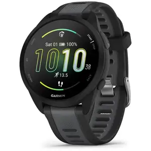 Comparateur de prix : Montre connectée Garmin Forerunner 165 Noir avec bracelet Noir et Gris