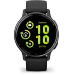 Comparateur de prix : Garmin Vivoactive 5 42 mm noir et bracelet en silicone gris ardoise