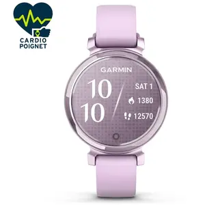 Comparateur de prix : GARMIN Tracker d'activité lily 2 lilas bracelet silicone lilas 0753759324728