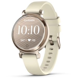 Comparateur de prix : Montre Garmin Lily 2 Cream Gold Avec Bracelet En Silicone Blanc Coco