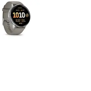 Comparateur de prix : Montre sport GARMIN Venu 4 Noir/Silver Silicone Gris 45mm