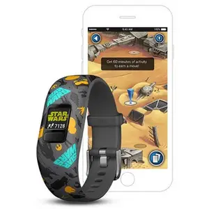 Bracelet connecté Garmin Vivofit Jr 2 Star Wars Gris pas cher
