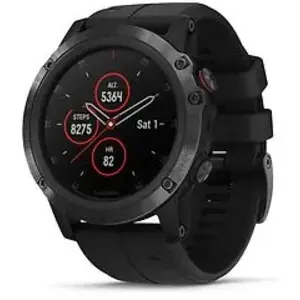 Comparateur de prix : Garmin f nix 5X Plus Sapphire Black avec bracelet noir fenix 5X
