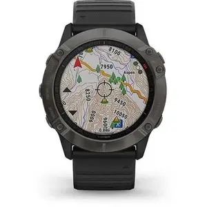 Comparateur de prix : Garmin Fenix 6X Montre Intelligente 1.4" 32Go Wi-Fi GPS Android iOS Noir