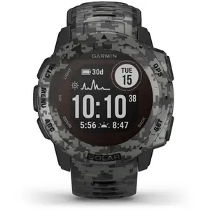 Comparateur de prix : Montre Garmin Instinct Solar 010-02293-05 Graphite Camo 