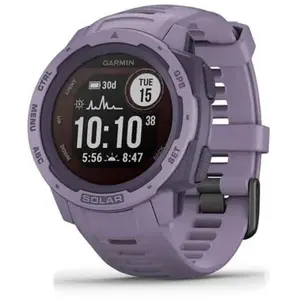 Comparateur de prix : Garmin Instinct Solar 45 mm lila et bracelet en silicone lila