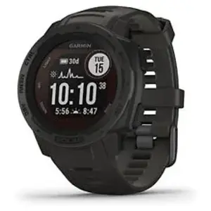 GARMIN Instinct® Solar Montre connectée, Graphite pas cher