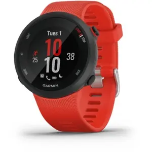 Garmin Forerunner 45 noir et bracelet en silicone rouge pas cher