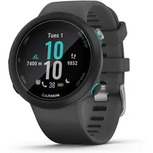 Comparateur de prix : Garmin Swim 2 - 42 mm - slate - Montre de sport avec bracelet - silicone - slate