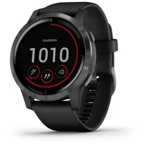 Garmin Vivoactive 4 45 mm noir et bracelet en silicone noir pas cher