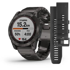 Garmin Fenix 7X Sapphire Solar Titane Cardio-Gps Gris/argent TU