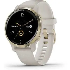 Comparateur de prix : Garmin Venu 2S 40 mm or avec bracelet en silicone beige [Wi-Fi]