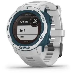 Comparateur de prix : Garmin Instinct Solar Surf Edition MIP Bleu, Blanc GPS (satellite)